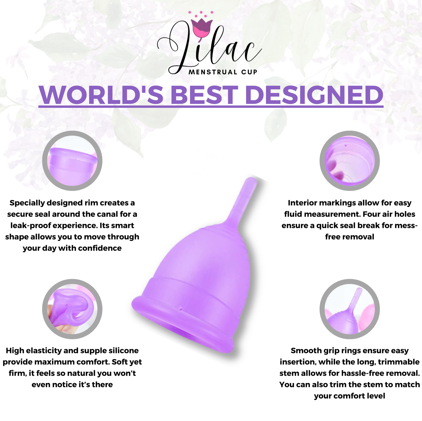 World's best designed Menstrual Cup