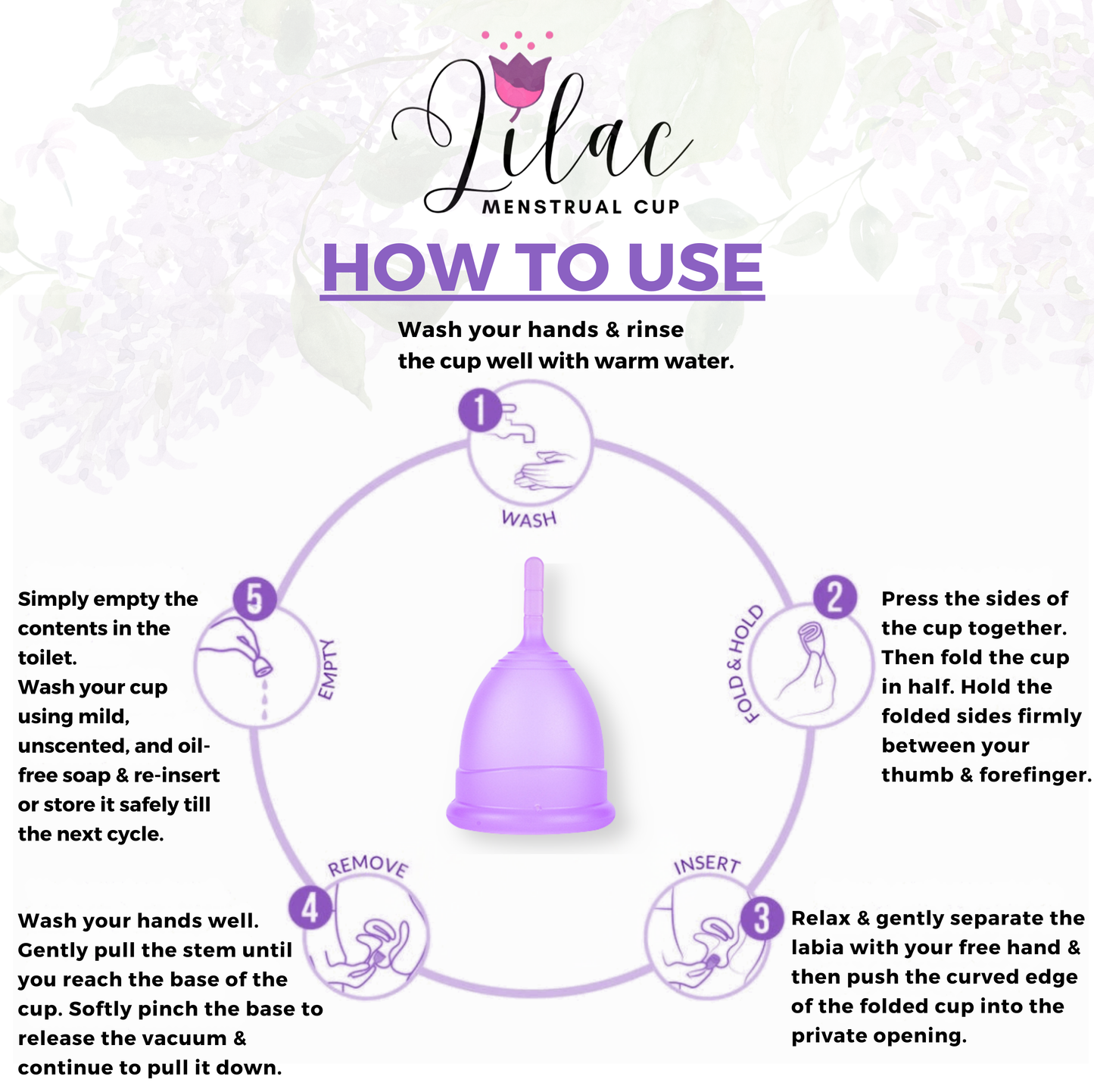 How to use a Menstrual Cup