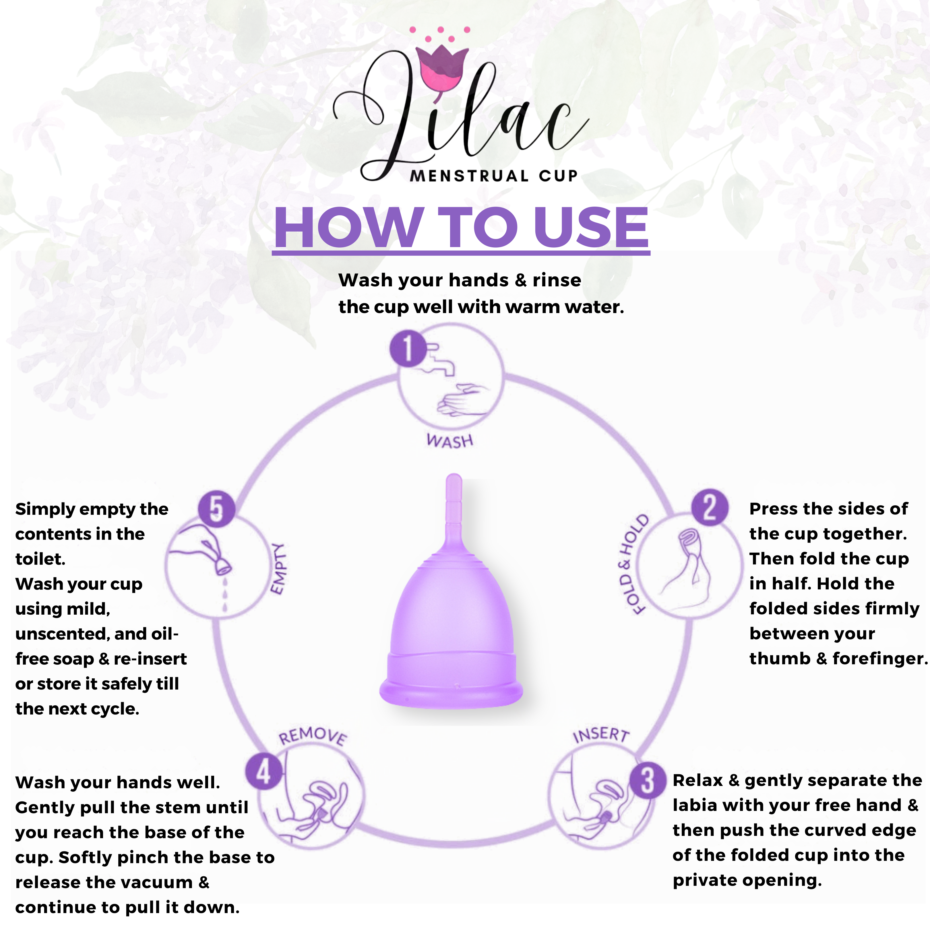 How to use a Menstrual Cup