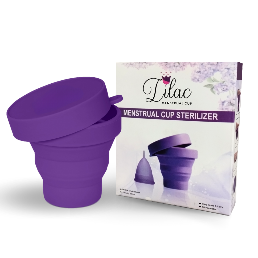 Lilac Menstrual Cup Sterilizer