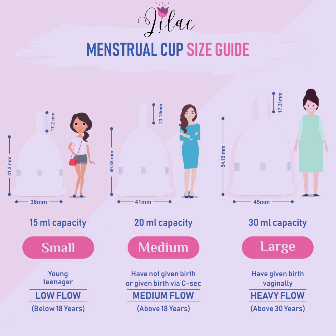 Lilac Medical-Grade FDA Approved Silicone Menstrual Cup - Lilac Menstrual Cup